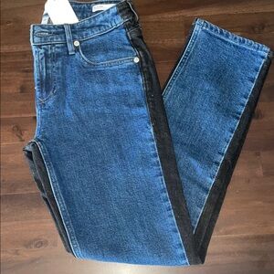 Dear John Two-Tone Straight Leg Jeans